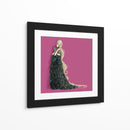 Plumas Negras - Púrpura Imperial | Cuadro decorativo de Canvas Lab