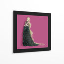 Plumas Negras - Púrpura Imperial | Cuadro decorativo de Canvas Lab