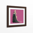 Plumas Negras - Púrpura Imperial | Cuadro decorativo de Canvas Lab