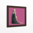 Plumas Negras - Púrpura Imperial | Cuadro decorativo de Canvas Lab