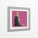 Plumas Negras - Púrpura Imperial | Cuadro decorativo de Canvas Lab