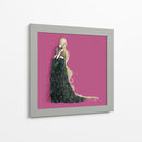 Plumas Negras - Púrpura Imperial | Cuadro decorativo de Canvas Lab