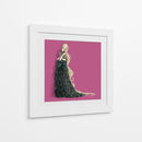 Plumas Negras - Púrpura Imperial | Cuadro decorativo de Canvas Lab