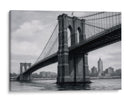 Puente de Brooklyn Atemporal - Carlos Franken | Cuadro decorativo de Canvas Lab