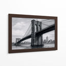 Puente de Brooklyn Atemporal - Carlos Franken | Cuadro decorativo de Canvas Lab