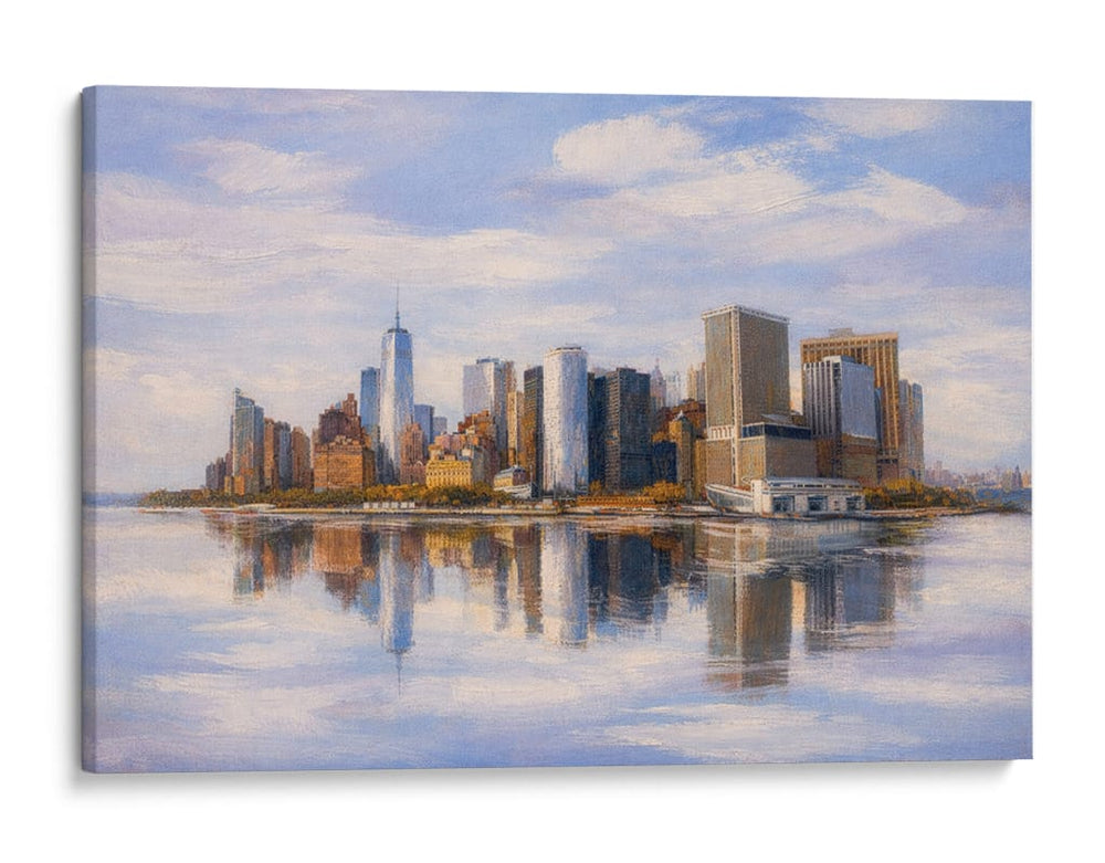 Reflejo Azul de Manhattan - Carlos Franken | Cuadro decorativo de Canvas Lab