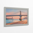 Puente de Manhattan al Atardecer - Carlos Franken | Cuadro decorativo de Canvas Lab