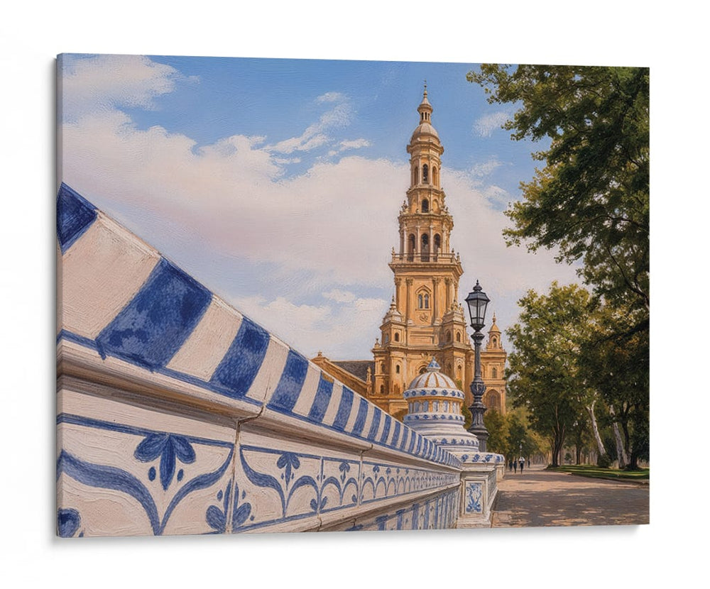 Luz de la Plaza de Sevilla - Carlos Franken | Cuadro decorativo de Canvas Lab