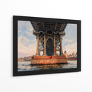Bajo el Puente de Manhattan - Carlos Franken | Cuadro decorativo de Canvas Lab