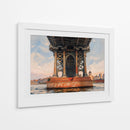 Bajo el Puente de Manhattan - Carlos Franken | Cuadro decorativo de Canvas Lab