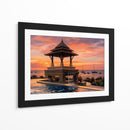 Pabellón al Atardecer en Ko Lanta - Carlos Franken | Cuadro decorativo de Canvas Lab