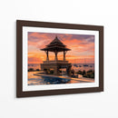 Pabellón al Atardecer en Ko Lanta - Carlos Franken | Cuadro decorativo de Canvas Lab