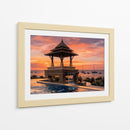 Pabellón al Atardecer en Ko Lanta - Carlos Franken | Cuadro decorativo de Canvas Lab