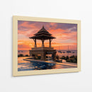 Pabellón al Atardecer en Ko Lanta - Carlos Franken | Cuadro decorativo de Canvas Lab
