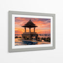 Pabellón al Atardecer en Ko Lanta - Carlos Franken | Cuadro decorativo de Canvas Lab