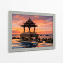 Pabellón al Atardecer en Ko Lanta - Carlos Franken | Cuadro decorativo de Canvas Lab
