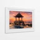 Pabellón al Atardecer en Ko Lanta - Carlos Franken | Cuadro decorativo de Canvas Lab