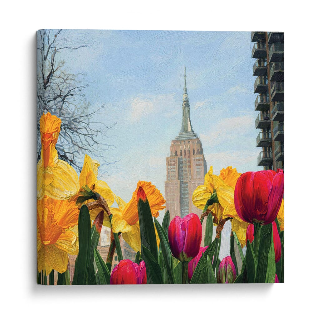 Primavera en el Empire State - Carlos Franken | Cuadro decorativo de Canvas Lab