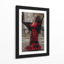 Espíritu Flamenco Carmesí - Carlos Franken | Cuadro decorativo de Canvas Lab
