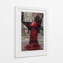Espíritu Flamenco Carmesí - Carlos Franken | Cuadro decorativo de Canvas Lab