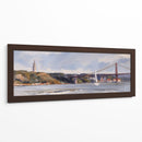 Navegando bajo el Puente de Lisboa - Carlos Franken | Cuadro decorativo de Canvas Lab