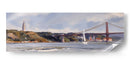 Navegando bajo el Puente de Lisboa - Carlos Franken | Cuadro decorativo de Canvas Lab