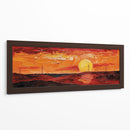 Horizonte en Llamas - Carlos Franken | Cuadro decorativo de Canvas Lab