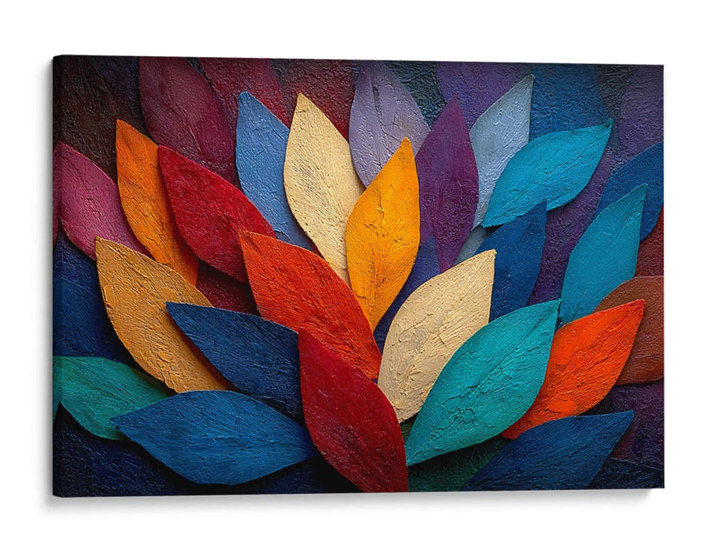 Plumas de Colores - DIEGO D L | Cuadro decorativo de Canvas Lab