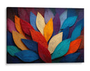 Plumas de Colores - DIEGO D L | Cuadro decorativo de Canvas Lab