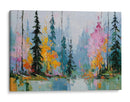 Bosque abstracto - DIEGO D L | Cuadro decorativo de Canvas Lab