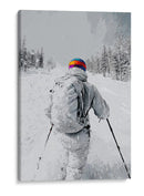 Hombre en nieve - DIEGO D L | Cuadro decorativo de Canvas Lab