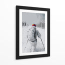 Hombre en nieve - DIEGO D L | Cuadro decorativo de Canvas Lab