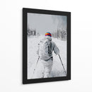 Hombre en nieve - DIEGO D L | Cuadro decorativo de Canvas Lab