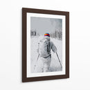 Hombre en nieve - DIEGO D L | Cuadro decorativo de Canvas Lab