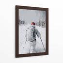 Hombre en nieve - DIEGO D L | Cuadro decorativo de Canvas Lab