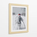 Hombre en nieve - DIEGO D L | Cuadro decorativo de Canvas Lab
