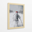 Hombre en nieve - DIEGO D L | Cuadro decorativo de Canvas Lab