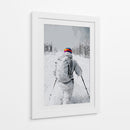 Hombre en nieve - DIEGO D L | Cuadro decorativo de Canvas Lab