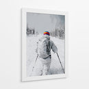 Hombre en nieve - DIEGO D L | Cuadro decorativo de Canvas Lab