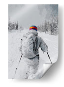 Hombre en nieve - DIEGO D L | Cuadro decorativo de Canvas Lab