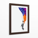 Hombre con paracaídas  - DIEGO D L | Cuadro decorativo de Canvas Lab