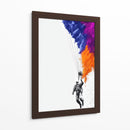 Hombre con paracaídas  - DIEGO D L | Cuadro decorativo de Canvas Lab