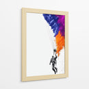 Hombre con paracaídas  - DIEGO D L | Cuadro decorativo de Canvas Lab