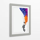 Hombre con paracaídas  - DIEGO D L | Cuadro decorativo de Canvas Lab