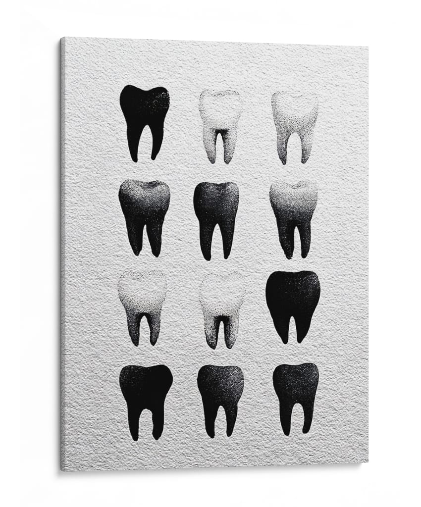 Sombras de dientes - DIEGO D L | Cuadro decorativo de Canvas Lab