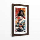 Geisha Urbana - Puffy Design | Cuadro decorativo de Canvas Lab