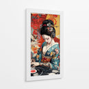 Geisha Urbana - Puffy Design | Cuadro decorativo de Canvas Lab