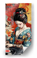 Geisha Urbana - Puffy Design | Cuadro decorativo de Canvas Lab