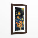 Gato Estelar - Puffy Design | Cuadro decorativo de Canvas Lab