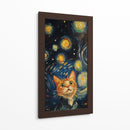 Gato Estelar - Puffy Design | Cuadro decorativo de Canvas Lab